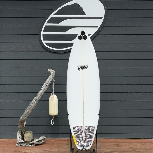 *Channel Islands - Happy Everyday*
5’10” 19 5/8 x 2 3/8 | 29.2L
Performance shortboard with a fuller outline that has custom dimensions to handle a better wave. In excellent condition that’s only been waxed and never ridden, no fins.
$569

This board is at our Seaside location.

USED12281 #usedsurfboard #boardporn #cisurfboards @cisurfboards