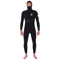 Rip Curl E- Bomb 4/3 Zip Free Hooded Wetsuit - Front